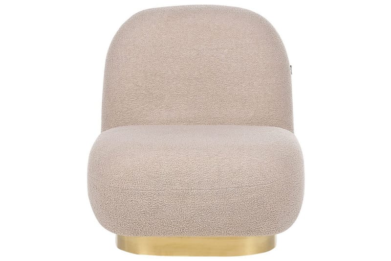 Nojatuoli Loviisa - Beige, kulta - Huonekalut - Tuoli & nojatuoli - Nojatuoli & lepotuoli