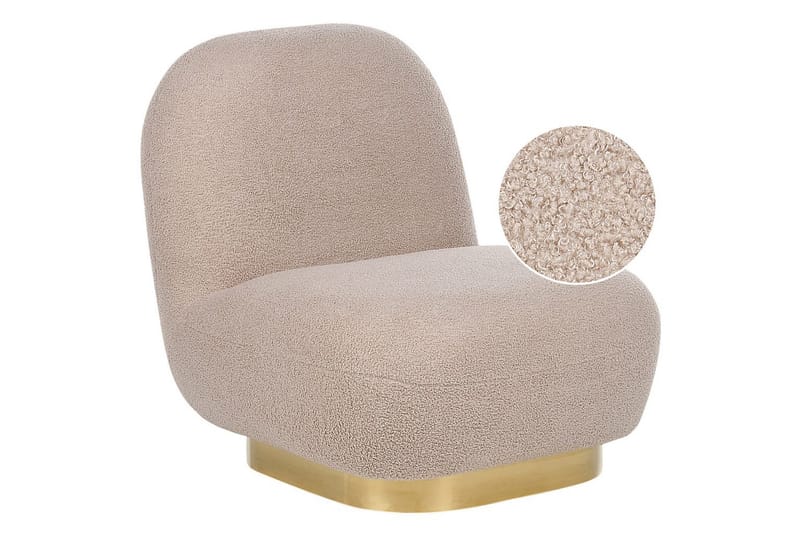 Nojatuoli Loviisa, Beige, kulta
