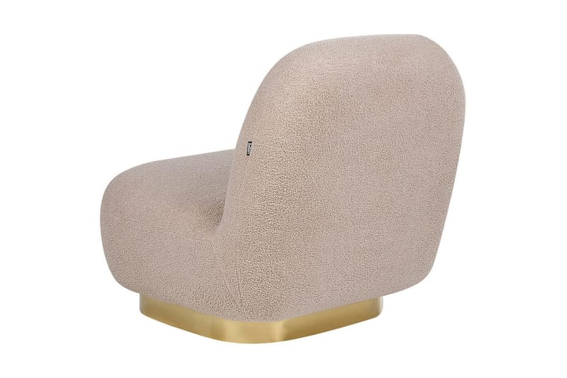 Nojatuoli Loviisa - Beige, kulta - Huonekalut - Tuoli & nojatuoli - Nojatuoli & lepotuoli