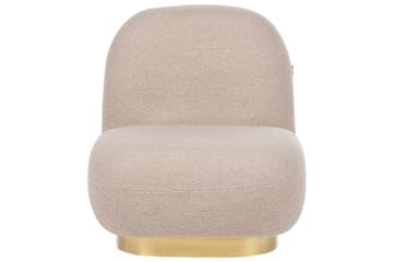 Nojatuoli Loviisa - Beige/kulta - Huonekalut - Tuoli & nojatuoli - Nojatuoli & lepotuoli