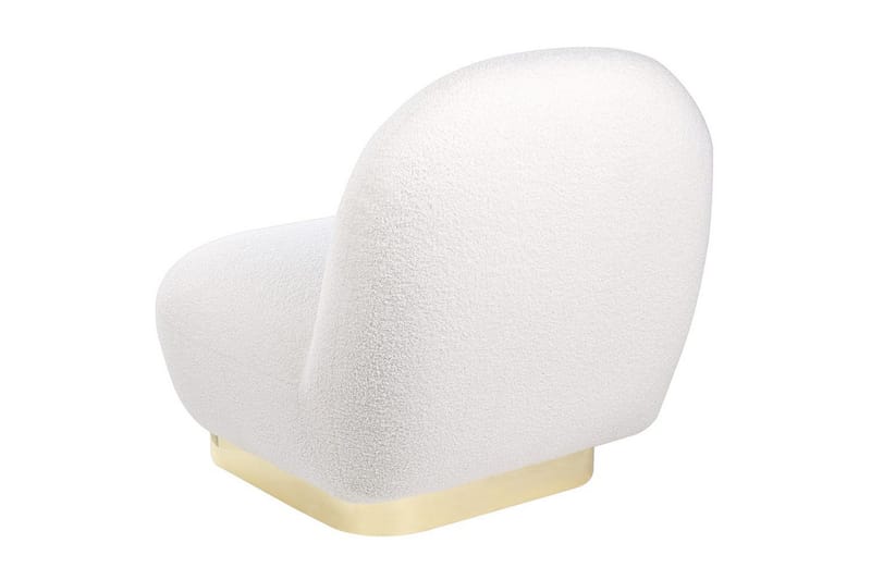 Nojatuoli Loviisa - Valkoinen, kulta - Huonekalut - Tuoli & nojatuoli - Nojatuoli & lepotuoli
