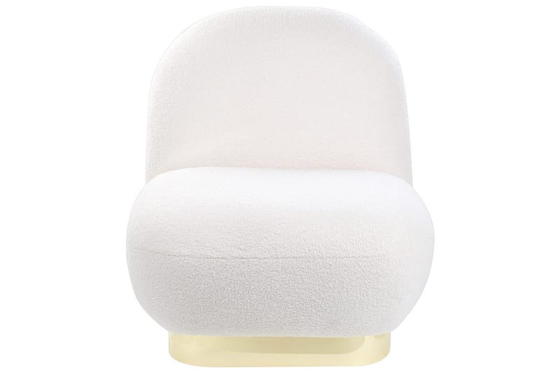 Nojatuoli Loviisa - Valkoinen, kulta - Huonekalut - Tuoli & nojatuoli - Nojatuoli & lepotuoli