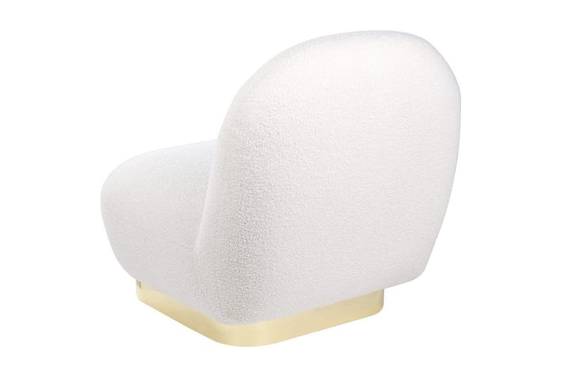 Nojatuoli Loviisa - Valkoinen, kulta - Huonekalut - Tuoli & nojatuoli - Nojatuoli & lepotuoli