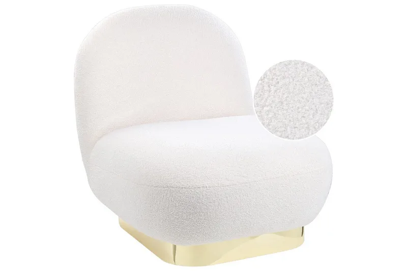 Nojatuoli Loviisa, Valkoinen, kulta