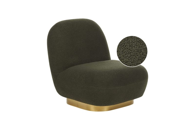 Nojatuoli Loviisa - Vihreä, kulta - Huonekalut - Tuoli & nojatuoli - Nojatuoli & lepotuoli