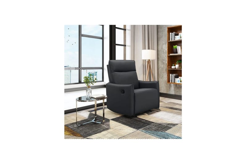 Lugo Lepotuoli - Mustaa - Huonekalut - Tuoli & nojatuoli - Nojatuoli & lepotuoli - Mekanismituoli