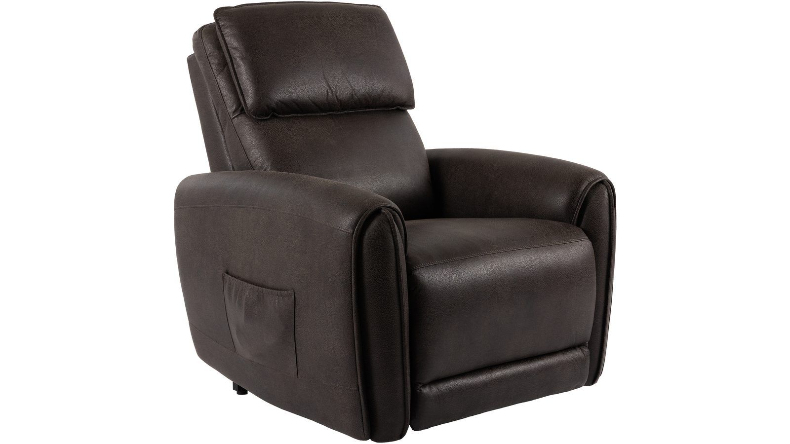 Lunaro recliner-nojatuoli, sähköinen - Ruskea