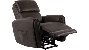 Lunaro recliner-nojatuoli, sähköinen - Ruskea - Huonekalut - Tuoli & nojatuoli - Nojatuoli & lepotuoli - Mekanismituoli