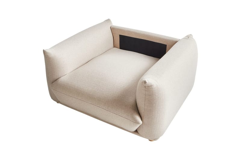 Nojatuoli Luvos - Beige, vaalea puu - Huonekalut - Tuoli & nojatuoli - Nojatuoli & lepotuoli