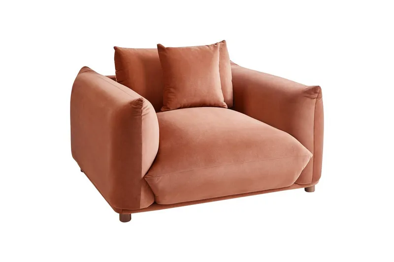 Nojatuoli Luvos, Ruskea, tumma puu