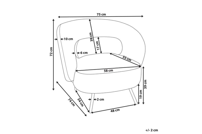 Nojatuoli Makela - Huonekalut - Tuoli & nojatuoli - Nojatuoli & lepotuoli
