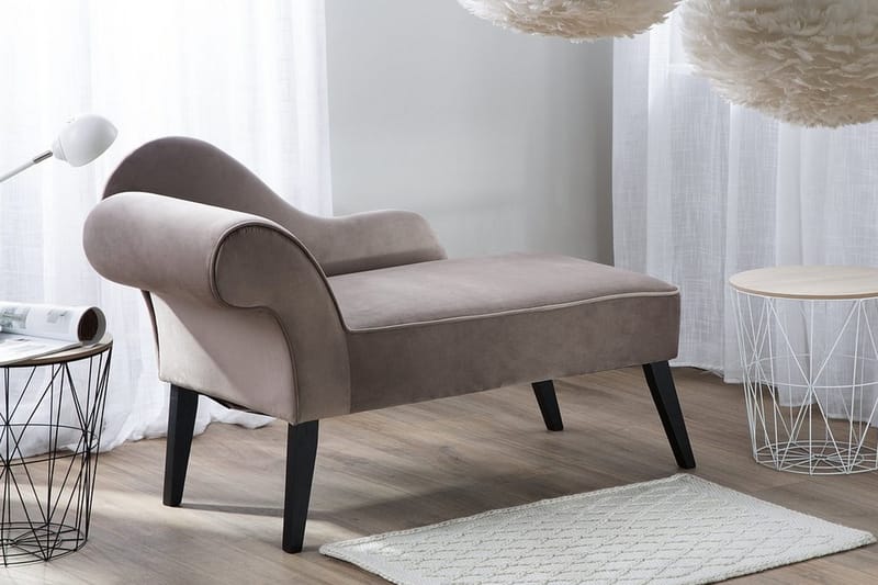 Biarritz Leposohva - Harmaa - Huonekalut - Tuoli & nojatuoli - Nojatuoli & lepotuoli - Makuutuoli & divaanituoli