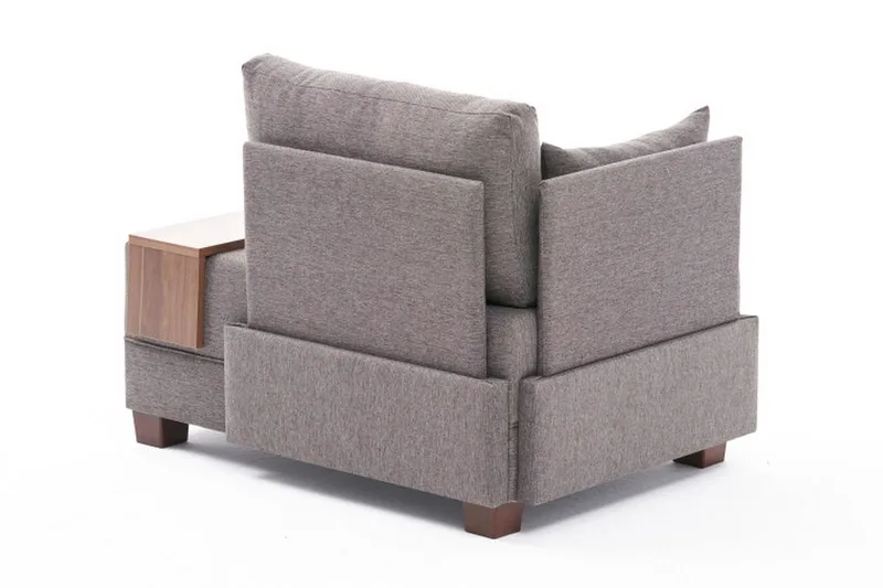 Divaaninojatuoli Bulgaria - Ruskea - Huonekalut - Tuoli & nojatuoli - Nojatuoli & lepotuoli - Makuutuoli & divaanituoli