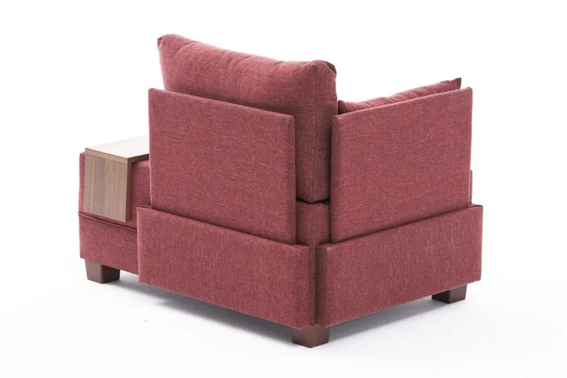 Divaaninojatuoli Bulgaria - Punainen - Huonekalut - Tuoli & nojatuoli - Nojatuoli & lepotuoli - Makuutuoli & divaanituoli