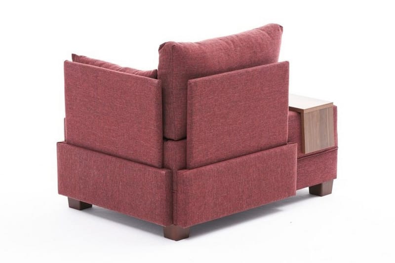 Divaaninojatuoli Bulgaria - Punainen - Huonekalut - Tuoli & nojatuoli - Nojatuoli & lepotuoli - Makuutuoli & divaanituoli