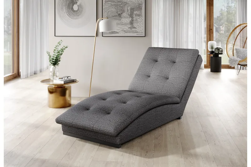 Divaaninojatuoli Manwi - Harmaa - Huonekalut - Tuoli & nojatuoli - Nojatuoli & lepotuoli - Makuutuoli & divaanituoli