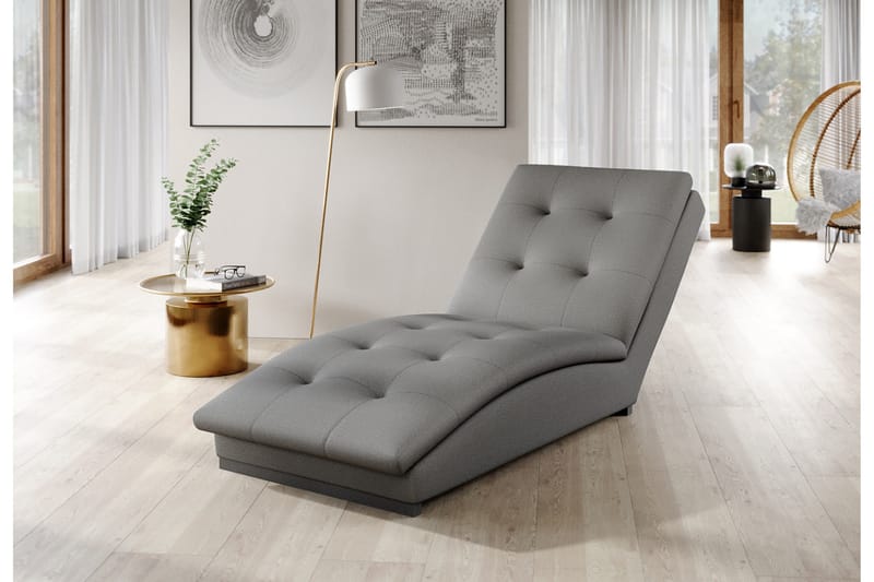 Divaaninojatuoli Manwi - Vaaleanharmaa - Huonekalut - Tuoli & nojatuoli - Nojatuoli & lepotuoli - Makuutuoli & divaanituoli