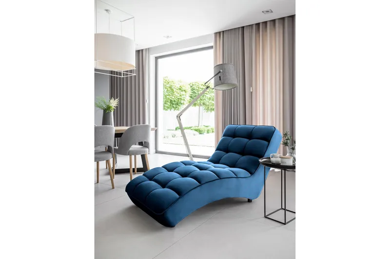 Divaaninojatuoli Mariya - Sininen - Huonekalut - Tuoli & nojatuoli - Nojatuoli & lepotuoli - Makuutuoli & divaanituoli