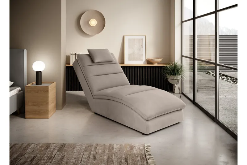 Divaaninojatuoli Masaji - Vaaleanharmaa - Huonekalut - Tuoli & nojatuoli - Nojatuoli & lepotuoli - Makuutuoli & divaanituoli