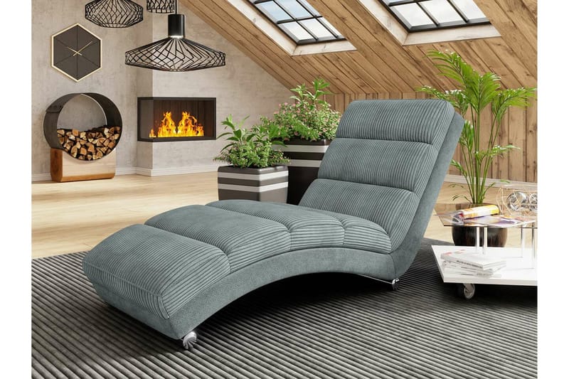 Kintore Liggfåtölj 62 cm 84x Dark grey - Huonekalut - Tuoli & nojatuoli - Nojatuoli & lepotuoli - Makuutuoli & divaanituoli