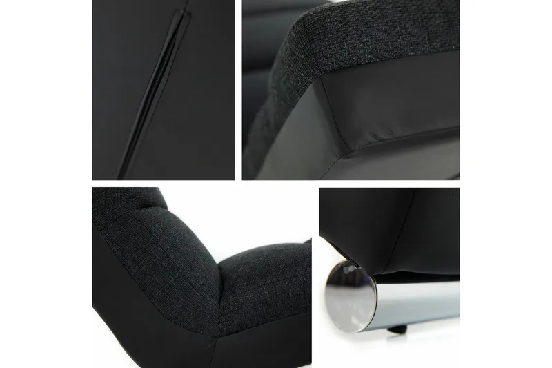 Kintore Liggfåtölj 62 cm NO_BRAND Black - Huonekalut - Tuoli & nojatuoli - Nojatuoli & lepotuoli - Makuutuoli & divaanituoli
