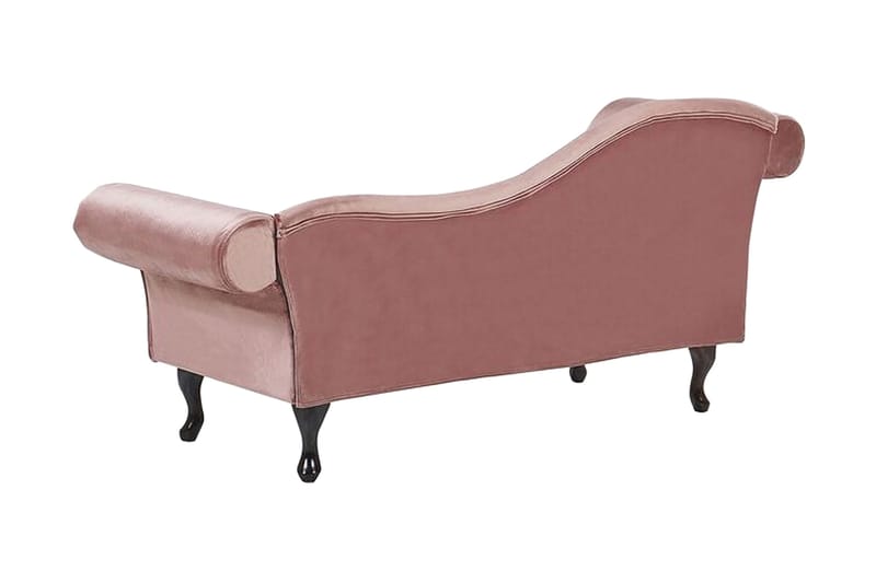 Leposohva Estanove Vasen - Sametti / vaaleanpunainen - Huonekalut - Sohva - Sohvasängyt