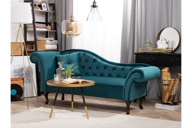 Leposohva Lattes - Sininen - Huonekalut - Sohva - Sohvasängyt