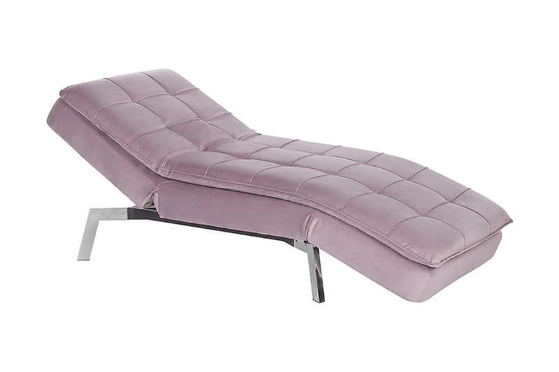 Leposohva Leonhardt Sametti - Roosa - Huonekalut - Tuoli & nojatuoli - Nojatuoli & lepotuoli - Makuutuoli & divaanituoli