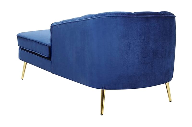 Leposohva Momeres Vasen - Sametti/koboltinsininen - Huonekalut - Tuoli & nojatuoli - Nojatuoli & lepotuoli - Makuutuoli & divaanituoli