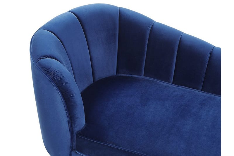 Leposohva Momeres Vasen - Sametti/koboltinsininen - Huonekalut - Tuoli & nojatuoli - Nojatuoli & lepotuoli - Makuutuoli & divaanituoli