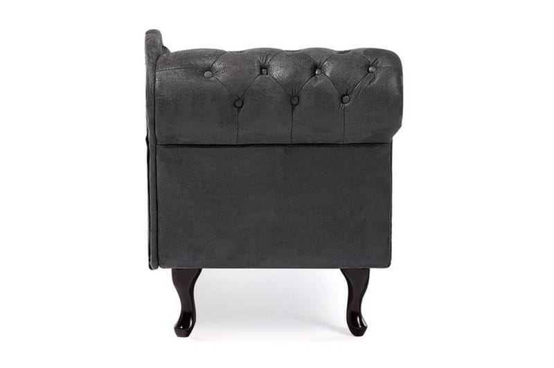 Leposohva Nimes - Harmaa - Huonekalut - Tuoli & nojatuoli - Nojatuoli & lepotuoli - Makuutuoli & divaanituoli