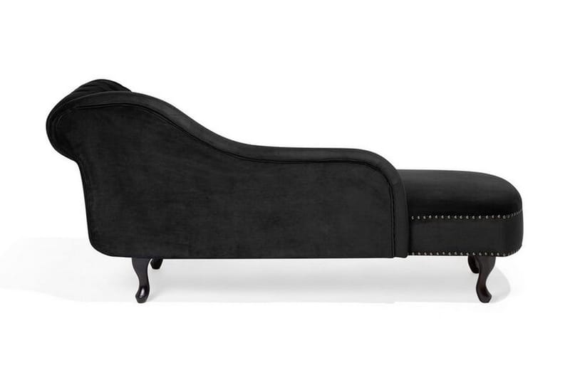 Leposohva Nimes - Musta - Huonekalut - Tuoli & nojatuoli - Nojatuoli & lepotuoli - Makuutuoli & divaanituoli