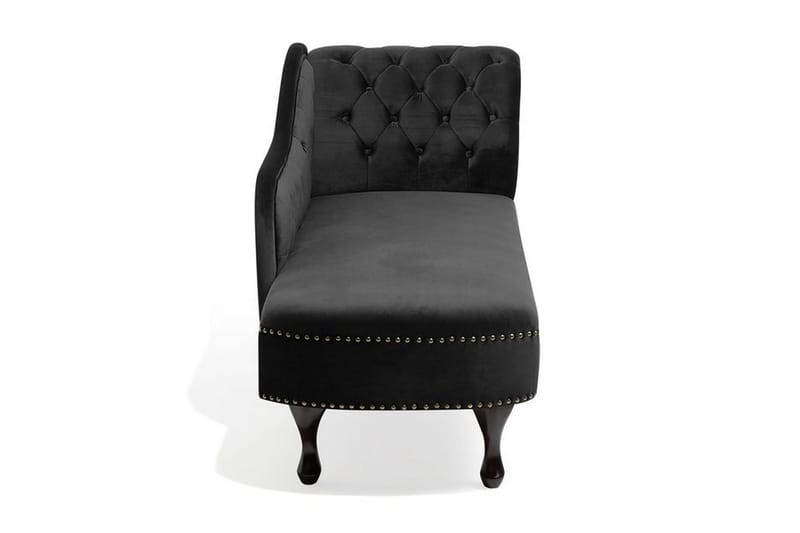 Leposohva Nimes - Musta - Huonekalut - Tuoli & nojatuoli - Nojatuoli & lepotuoli - Makuutuoli & divaanituoli