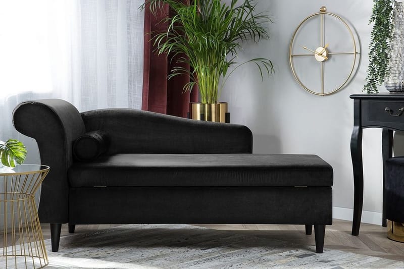 Lepotuoli Luiro - Musta - Huonekalut - Tuoli & nojatuoli - Nojatuoli & lepotuoli - Makuutuoli & divaanituoli