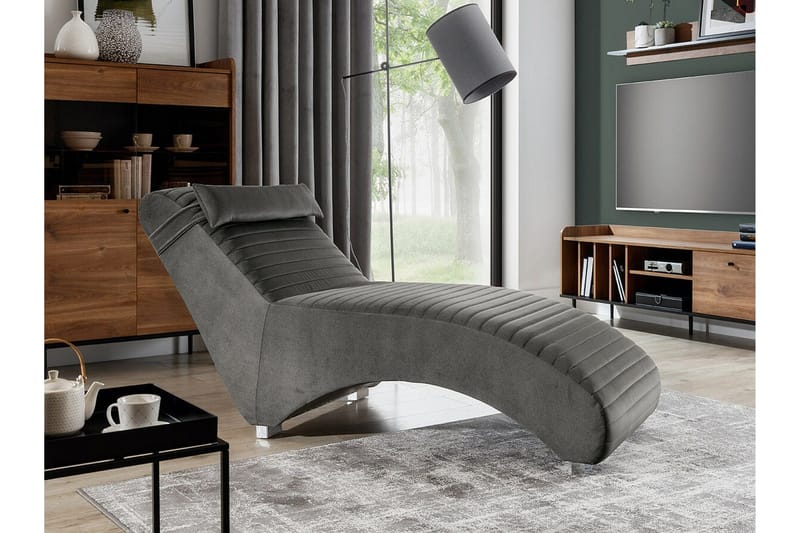 Staffin Liggfåtölj 73 cm Dark grey - Huonekalut - Tuoli & nojatuoli - Nojatuoli & lepotuoli - Makuutuoli & divaanituoli