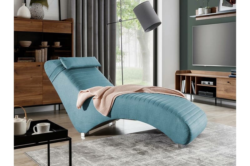 Staffin Liggfåtölj 73 cm Light Blue/Dark Blue - Huonekalut - Tuoli & nojatuoli - Nojatuoli & lepotuoli - Makuutuoli & divaanituoli