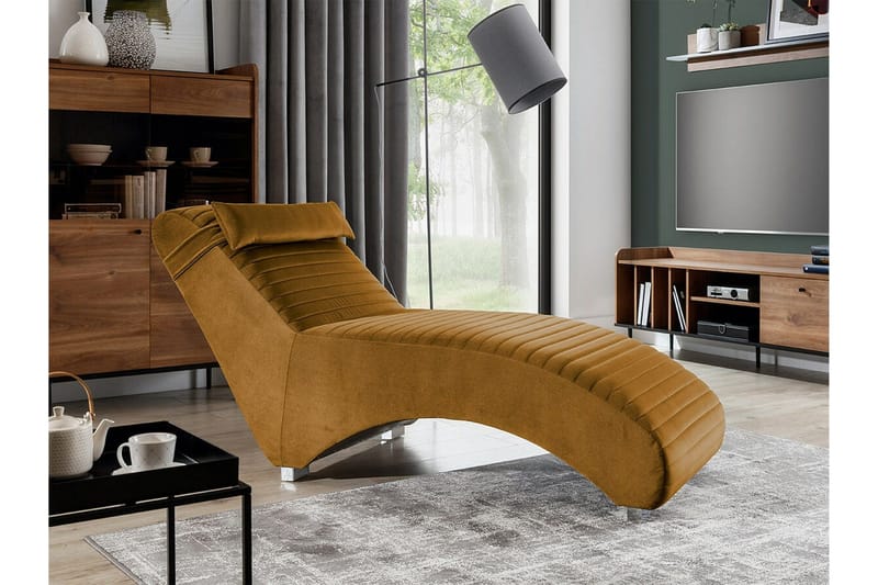 Staffin Liggfåtölj 73 cm Yellow - Huonekalut - Tuoli & nojatuoli - Nojatuoli & lepotuoli - Makuutuoli & divaanituoli