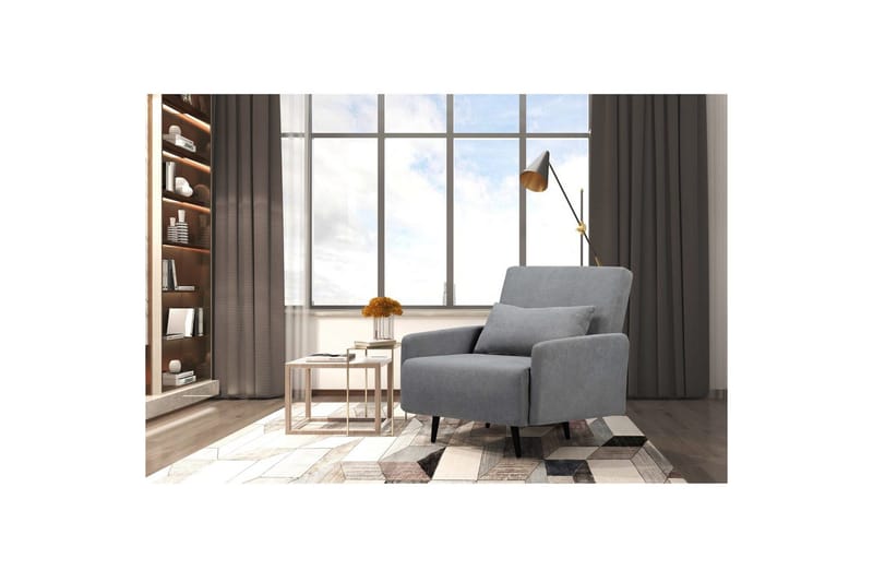 Nojatuoli Mallory Antrasiitti - Antrasiitti - Huonekalut - Tuoli & nojatuoli - Nojatuoli & lepotuoli - Vuodetuoli