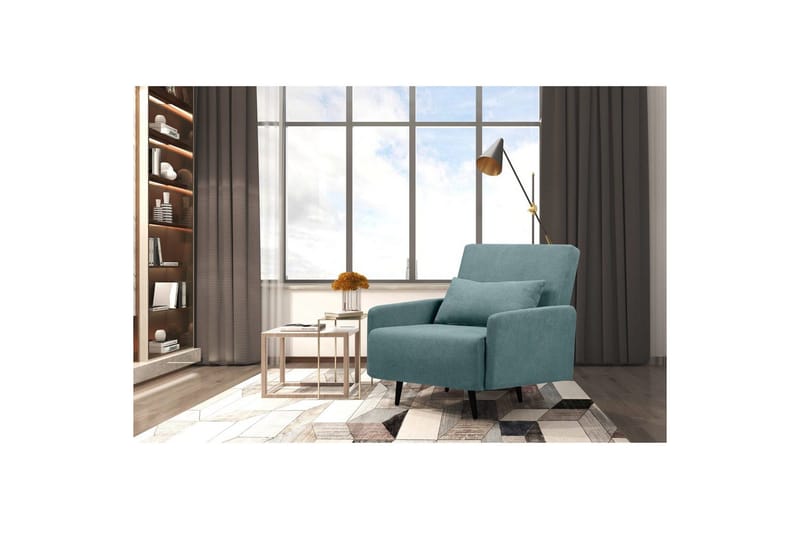 Nojatuoli Mallory Petroli - Petroli - Huonekalut - Tuoli & nojatuoli - Nojatuoli & lepotuoli - Vuodetuoli