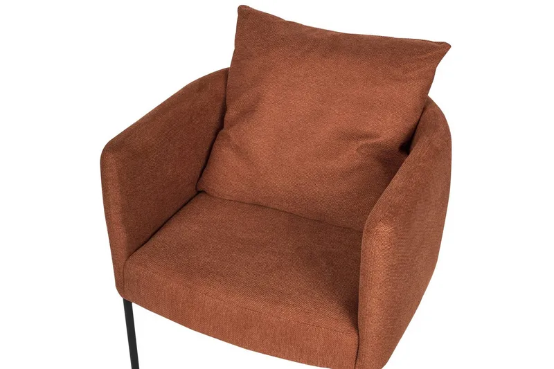 Nojatuoli Malmos - Kullanruskea, musta - Huonekalut - Tuoli & nojatuoli - Nojatuoli & lepotuoli