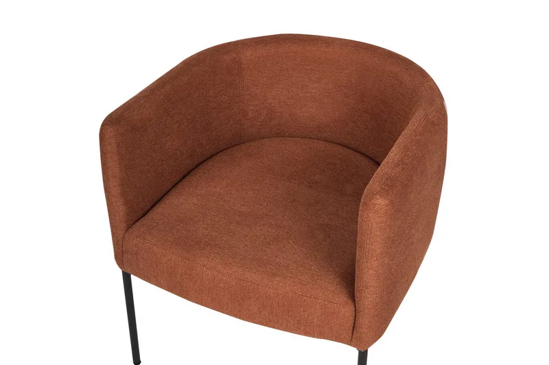 Nojatuoli Malmos - Kullanruskea, musta - Huonekalut - Tuoli & nojatuoli - Nojatuoli & lepotuoli