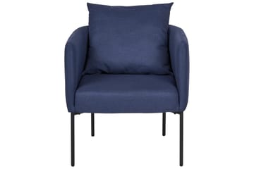 Nojatuoli Malmos - Sininen, Musta - Huonekalut - Tuoli & nojatuoli - Nojatuoli & lepotuoli