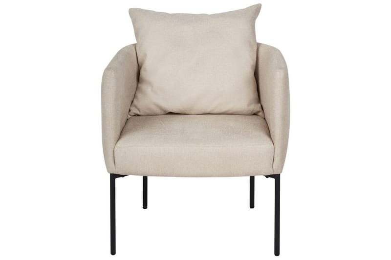 Nojatuoli Malmos - Vaaleanbeige, musta - Huonekalut - Tuoli & nojatuoli - Nojatuoli & lepotuoli