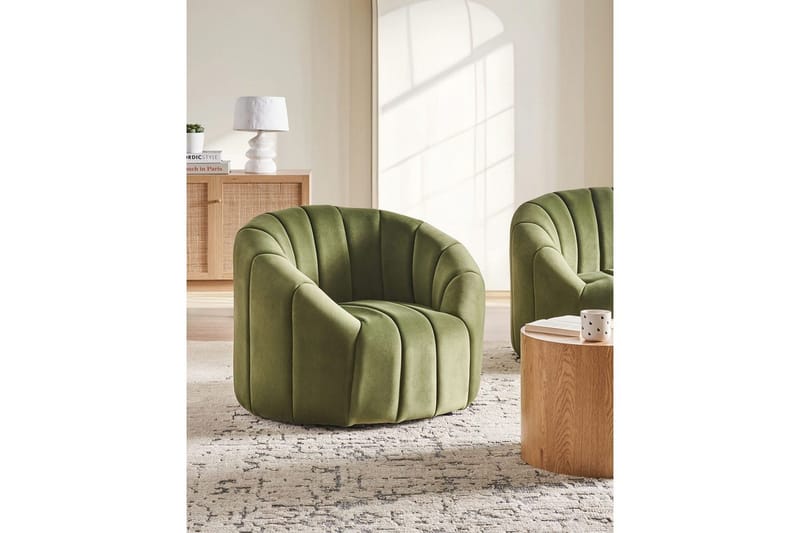 Nojatuoli Malung - Vihreä - Huonekalut - Tuoli & nojatuoli - Nojatuoli & lepotuoli