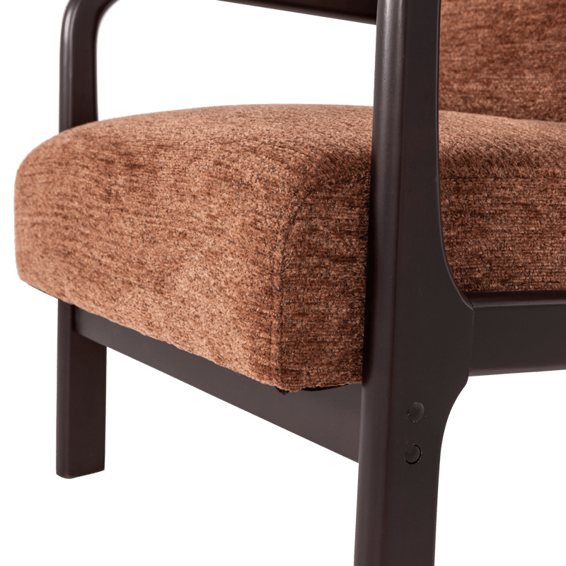 Nojatuoli Mark - Ruskea - Huonekalut - Tuoli & nojatuoli - Nojatuoli & lepotuoli