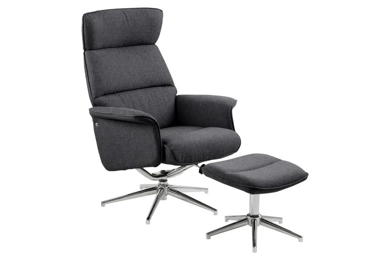 Makaava lepotuoli Alura, Harmaa