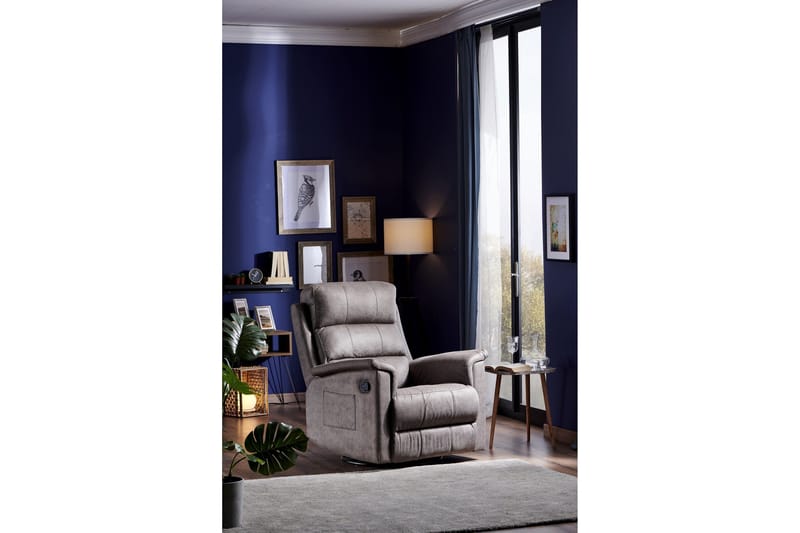 Mekanisminojatuoli Chillawell - Harmaa - Huonekalut - Tuoli & nojatuoli - Nojatuoli & lepotuoli - Mekanismituoli