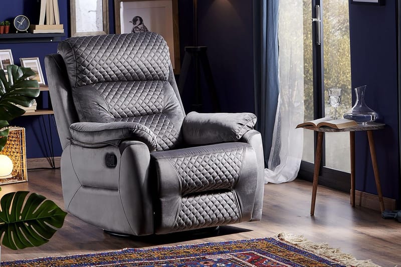 Mekanisminojatuoli Chillawell - Harmaa - Huonekalut - Tuoli & nojatuoli - Nojatuoli & lepotuoli - Mekanismituoli