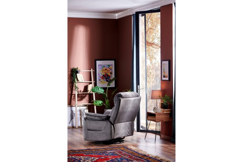 Mekanisminojatuoli Chillawell - Harmaa - Huonekalut - Tuoli & nojatuoli - Nojatuoli & lepotuoli - Mekanismituoli