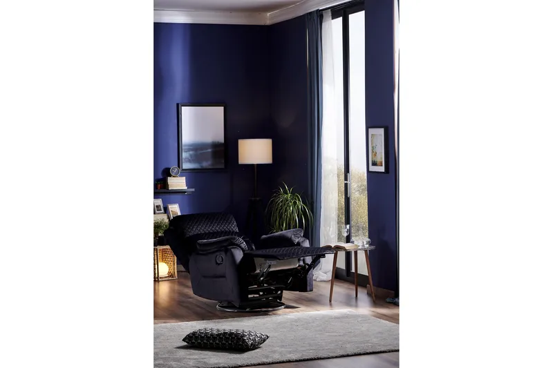 Mekanisminojatuoli Chillawell - Musta - Huonekalut - Tuoli & nojatuoli - Nojatuoli & lepotuoli - Mekanismituoli